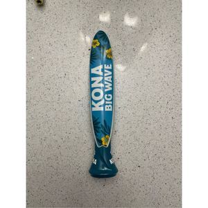 Used Kona Big wave golden ale blue surfboard beer tap